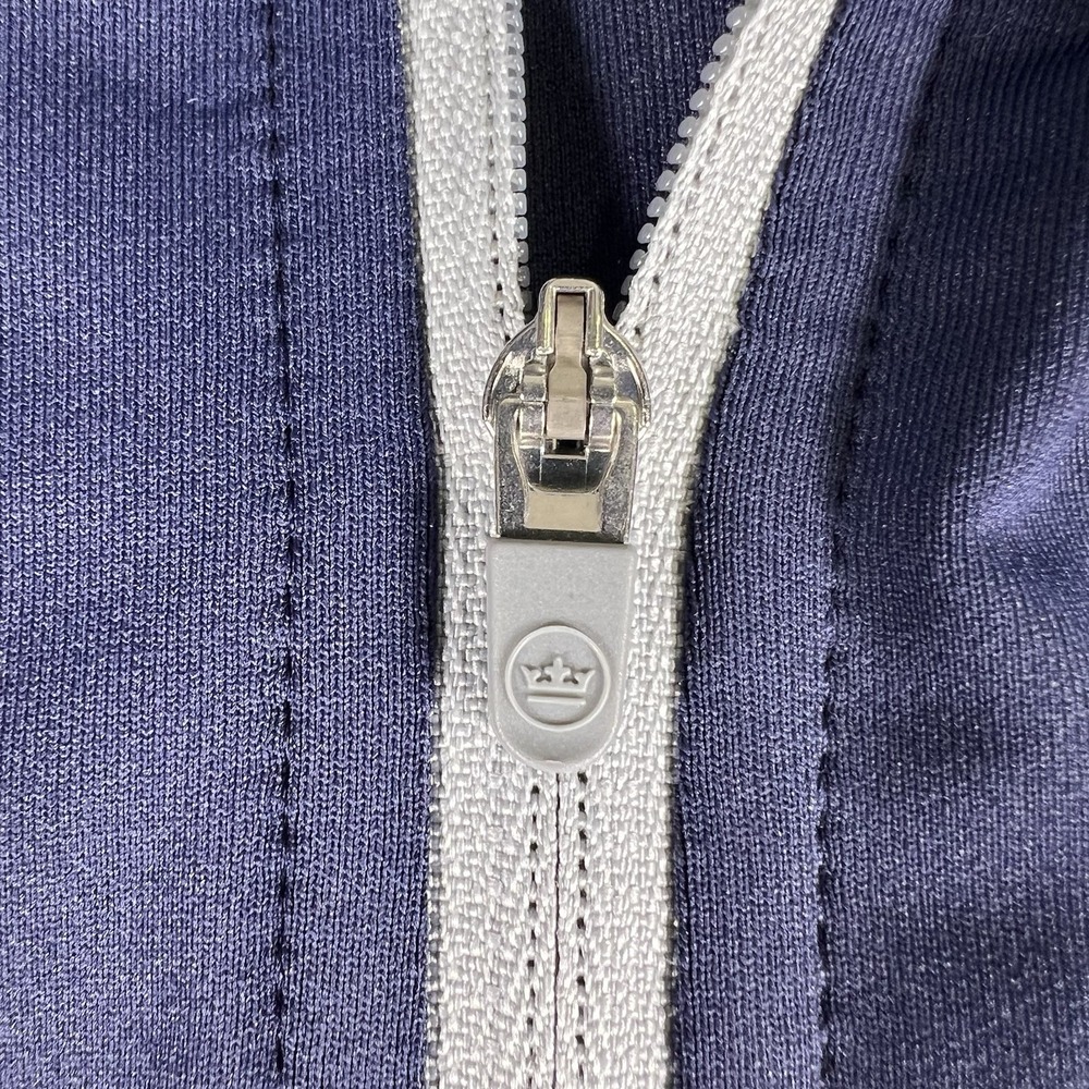 Peter Millar Golf Vest XL Navy Quarter Zip Crown Performance Stretch - Picture 8 of 8
